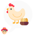 程序图标：Harga Telur  Ayam Online