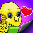 أيقونة البرنامج: BudgieMoji - Parakeet Emo…