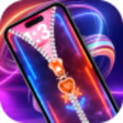 Zipper Lock Screen Neon 2024 for Android - Download