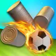 Soccer Ball Knockdown - aim, flick and tumble cans