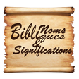 プログラムのアイコン：Noms Bibliques et Signifi…