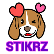 STIKRZ - Dogs Stickers for Wha