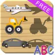 Wheels Puzzles For Kids - ABC