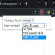 HEEG Download to folder & overwrite icon
