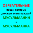 Иконка программы: ОБЯЗАТЕЛЬНЫЕ ИСЛАМСКИЕ ЗН…