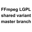 Ícone do programa: FFmpeg LGPL shared varian…