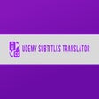 Udemy subtitles translator