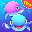 أيقونة البرنامج: Whale Twins : Ocean Call