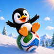 Icoon van programma: Sledding Penguin Gang Sli…