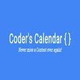 Icon of program: Coder's Calendar