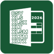 プログラムのアイコン：Excel XLSX-XLS viewer  Re…