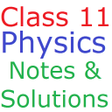 Class 11 Physics Notes And Sol