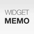 Widget Memo - for quick memo