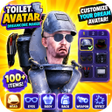 ไอคอนของโปรแกรม: Toilet Head: Avatar Meme …