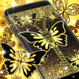 Icoon van programma: Golden butterflies lock s…