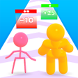 أيقونة البرنامج: Thick Man Run 3D: Tall Ma…