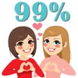 プログラムのアイコン：BFF Friendship Test - How…