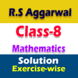 プログラムのアイコン：RS Aggarwal Class 8 Math …