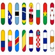 Country Flags Scrollbar