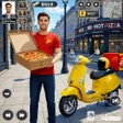 Ikona programu: Crazy Rider Pizza Deliver…