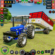Village Farmer Tractor Game 3D icon