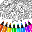 Programikonen: Flowers Mandala coloring …