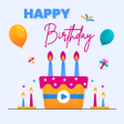 Icon of program: Birthday Status Video Ma…