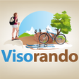 أيقونة البرنامج: Visorando - Walking route…
