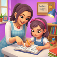 Biểu tượng của chương trình: Virtual Family Mom Simula…