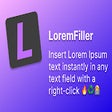 Icoon van programma: LoremFiller