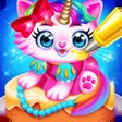 プログラムのアイコン：Cute Pet Dress Up Salon