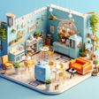 程序图标：Tile Garden : Tiny Home D…