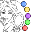 Biểu tượng của chương trình: Glitter Fashion Coloring …