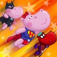 プログラムのアイコン：Superhero Hippo: Epic Bat…