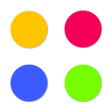 Simple praise sticker icon