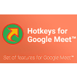 Hotkeys for Google Meet™