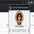 Icoon van programma: Github Profile Extender