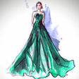 프로그램 아이콘: How to draw dresses