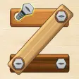 Screw Puzzle: Wood Nuts Bolts