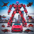 Flying Muscle Robot Car Game