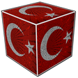 程序图标：3D Türk Bayrağı Canlı Duv…