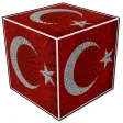 3D Türk Bayrağı Canlı Duvar Kağıtları