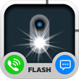 أيقونة البرنامج: Flash Alert-Call SMS Flas…