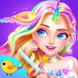 プログラムのアイコン：Unicorn Fantasy Hair Salo…
