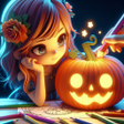 Halloween Color by Number Book