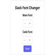 Иконка программы: Slack Font Changer