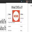 ไอคอนของโปรแกรม: What CMS is it?