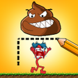 プログラムのアイコン：Stickman Draw: Troll Puzz…