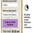 Programikonen: What time is it there?