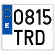 Spanish license plates - date